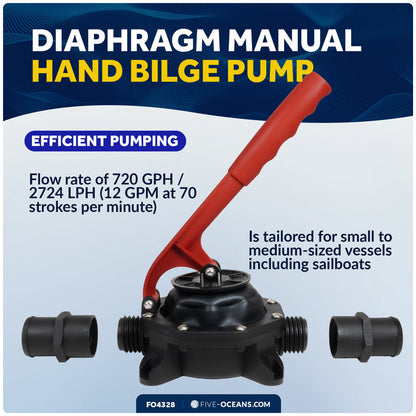 Manual Bilge/Waste Pump - FO4328 - Five Oceans