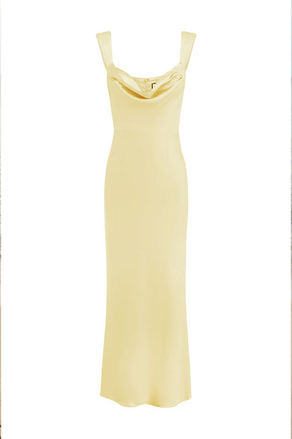 Margo Maxi Dress - Lemon - SHOPJAUS - JAUS
