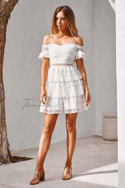 Melinda Dress - White - SHOPJAUS - JAUS