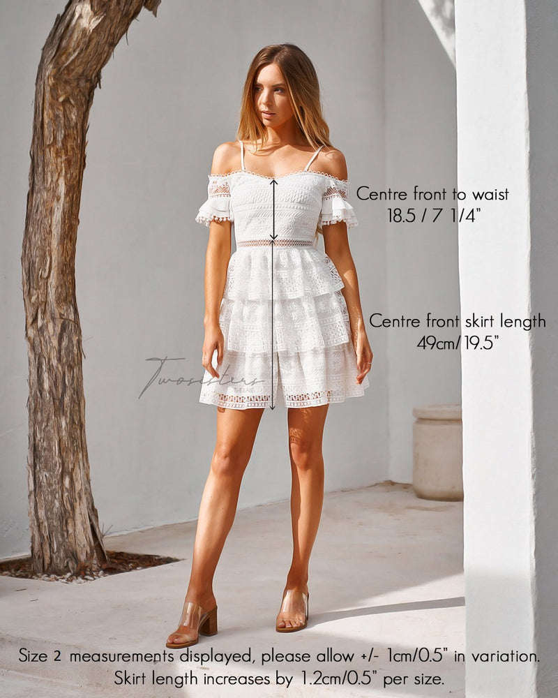 Melinda Dress - White - SHOPJAUS - JAUS