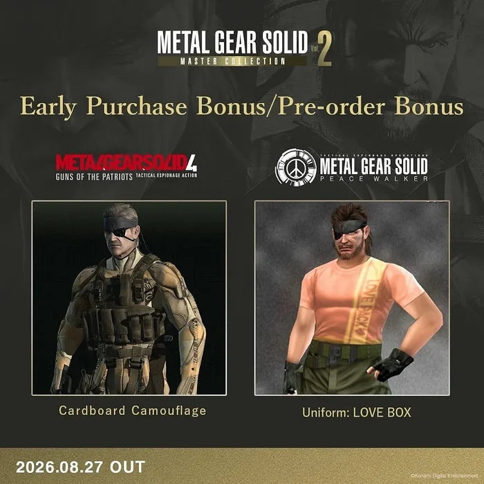 Metal Gear Solid: Master Collection Vol. 2 - Day One Edition - PlayStation 5 | PS5