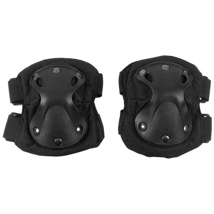 mfh defence elbow pads black