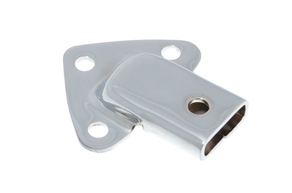MGB-AHH8391 Socket for convertible top frame -Chrome to body