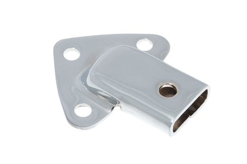 MGB-AHH8391 Socket for convertible top frame -Chrome to body
