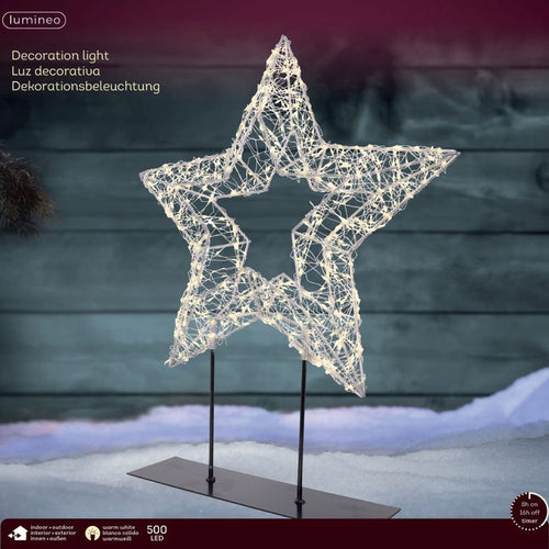 Micro LED Warm White Star Table Light