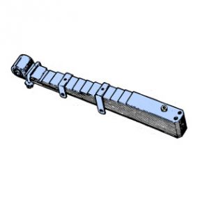 midget-2a7309 Rear leaf spring elliptic 1960-1962
