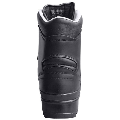 padded collar on mil tec german mountain black boots