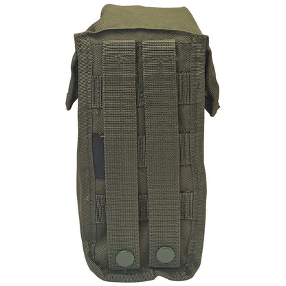 rear molle straps on mil tec small utility olive pouch