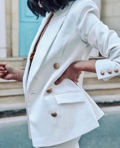 Misha Collection Leona Blazer - Ivory - SHOPJAUS - JAUS