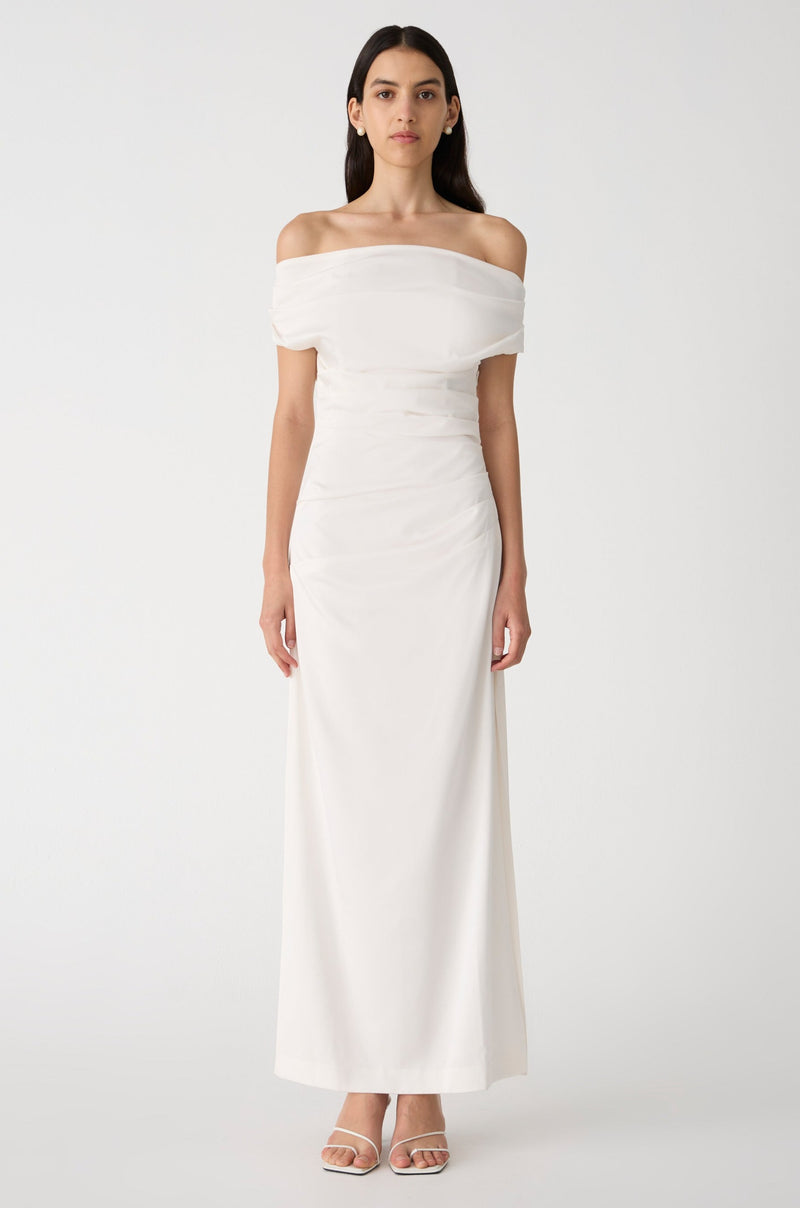 Misha Gabriella Dress - Ivory - SHOPJAUS - JAUS