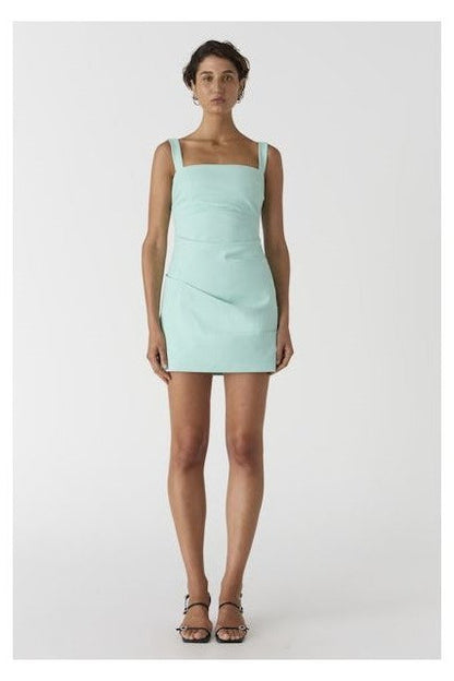 Misha Leanna Mini Dress - Aqua - SHOPJAUS - JAUS