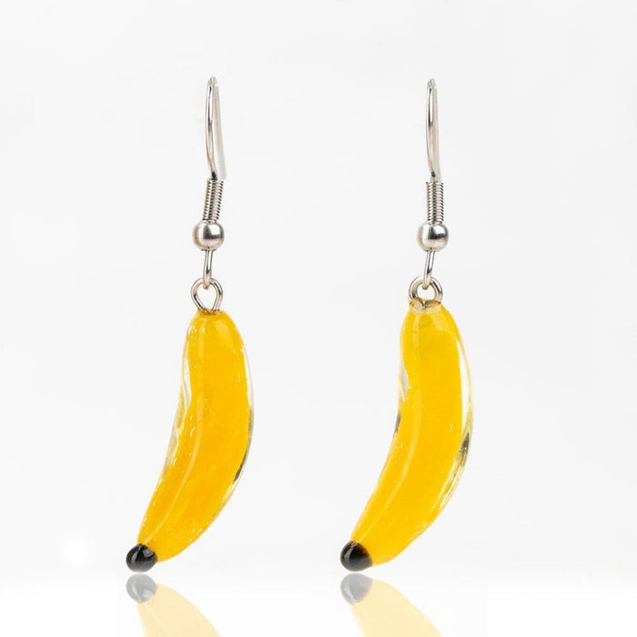 mmmelty Banana Glass Earrings