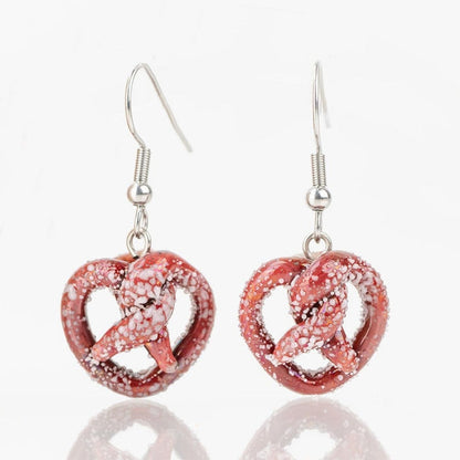 mmmelty Pretzel Glass Earrings