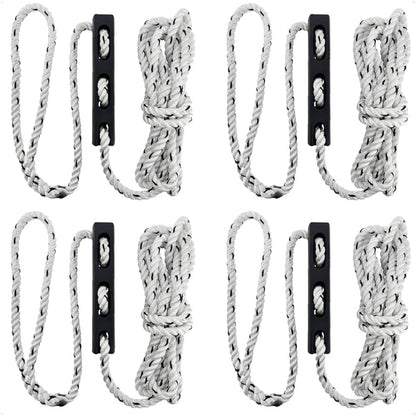 Mooring Snubber Docking Kit, 9/16" x 20' Dock Lines, 4-Pack - FO4894-4487-KIT - Five Oceans