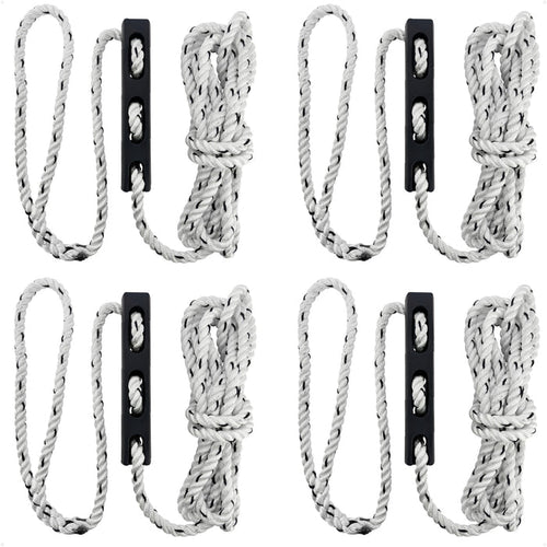 Mooring Snubber Docking Kit, 9/16" x 20' Dock Lines, 4-Pack - FO4894-4487-KIT - Five Oceans