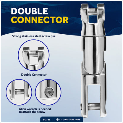 Multidirectional Boat Anchor Swivel for 3/8" to 1/2" Chain, Stainless Steel – FO385
