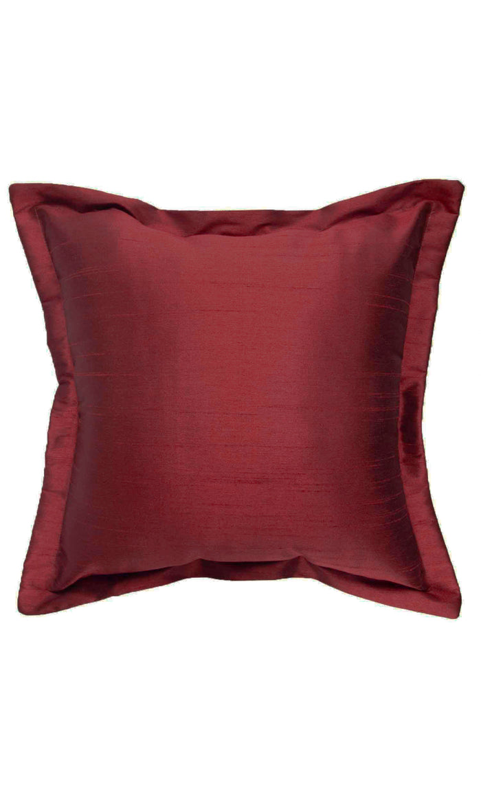 Faux Silk Fabric Material By the Metre (Red/ Orange)