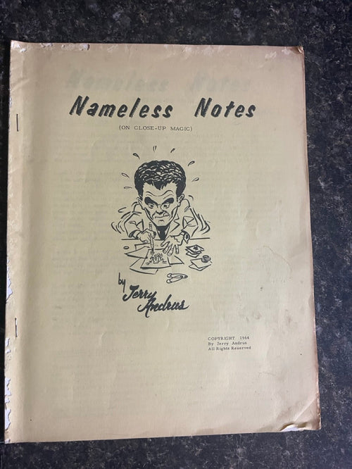 Nameless Notes - Jerry Andrus
