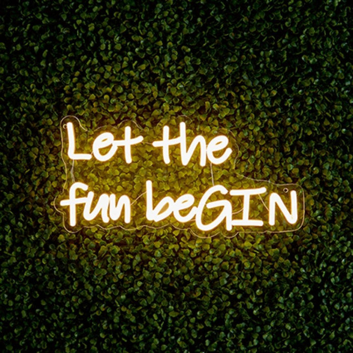 Neon Wall Sign - Let the fun beGIN