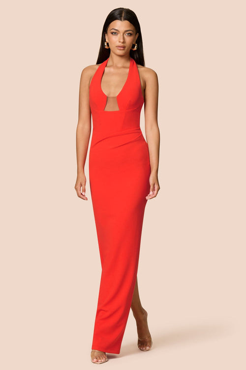 Nookie Demi Gown - Cherry