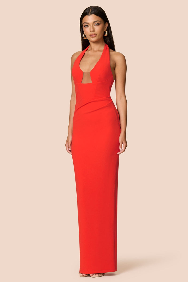 Nookie Demi Gown - Cherry