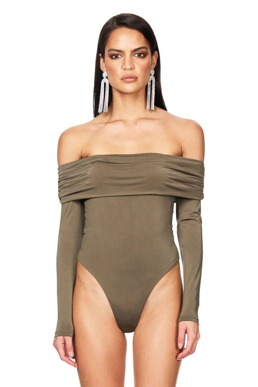Nookie Element Bodysuit - Khaki