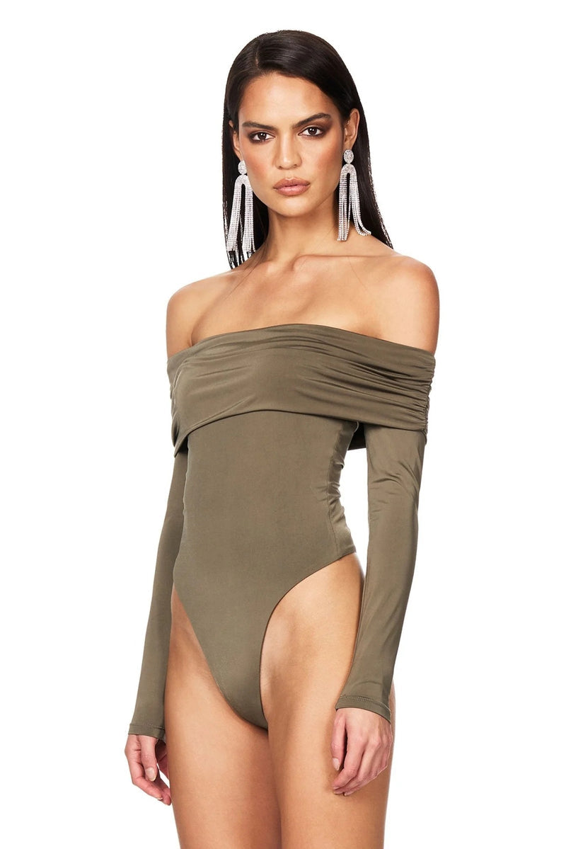 Nookie Element Bodysuit - Khaki