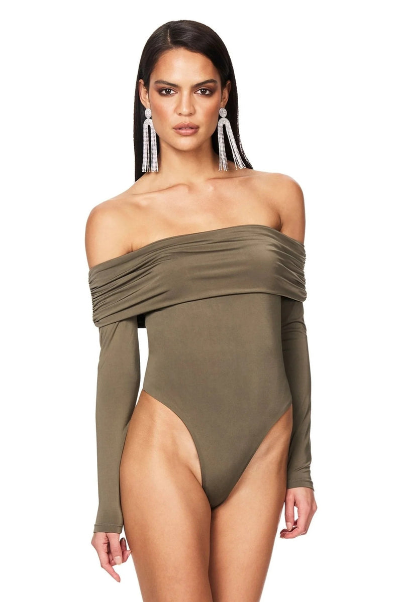 Nookie Element Bodysuit - Khaki