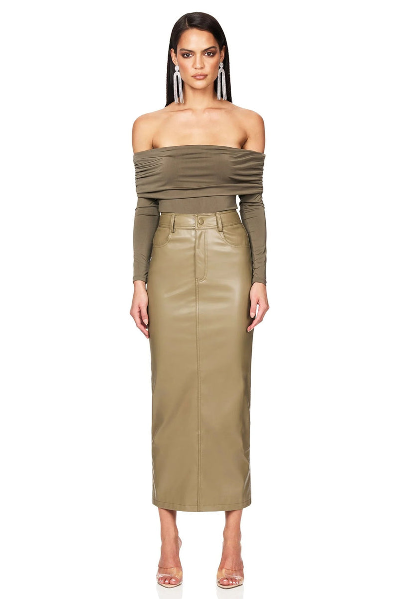 Nookie Element Bodysuit - Khaki