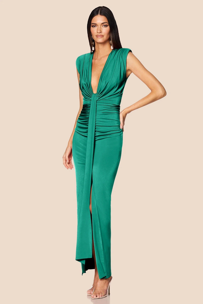 Nookie Giselle Maxi Dress - Emerald