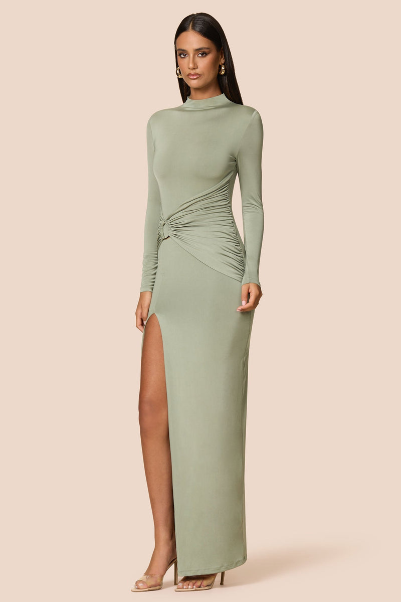 Nookie Kaia Long Sleeve Maxi Dress - Sage