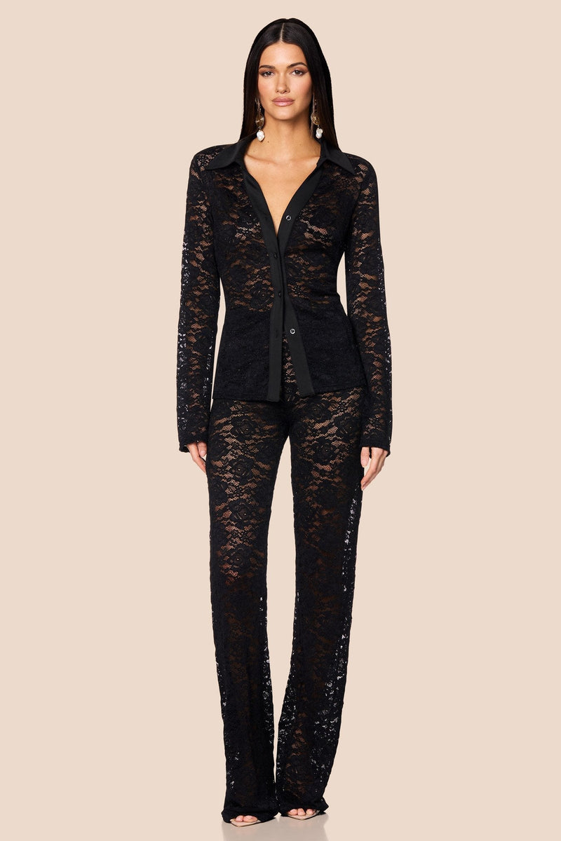 Nookie Lala Shirt - Black - SHOPJAUS - JAUS