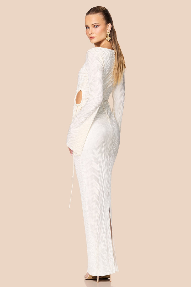 Nookie Mirage LS Gown - Cream - SHOPJAUS - JAUS