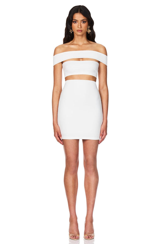 Nookie Naomi Mini Dress - Ivory - SHOPJAUS - JAUS
