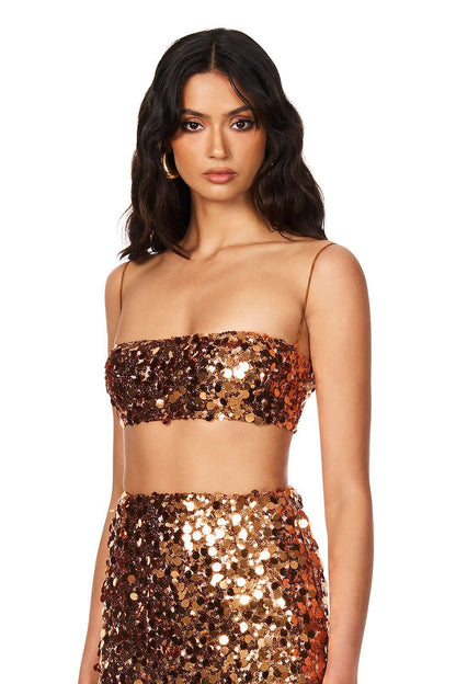 Nookie Tyla Crop - Copper - SHOPJAUS - JAUS