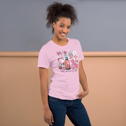 LPN nurse life shirt with nurse essentials graphic design