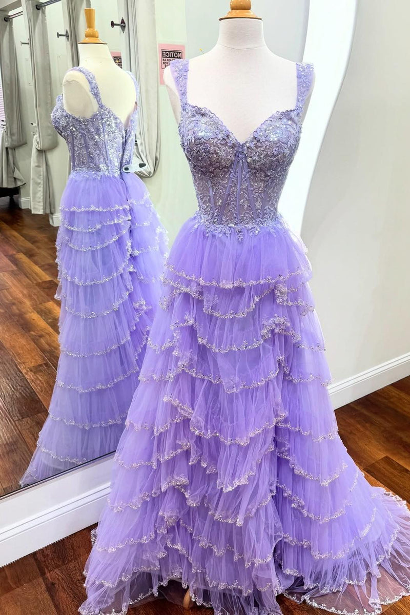 Off the Shoulder Beaded Ruffles Long Formal Dress