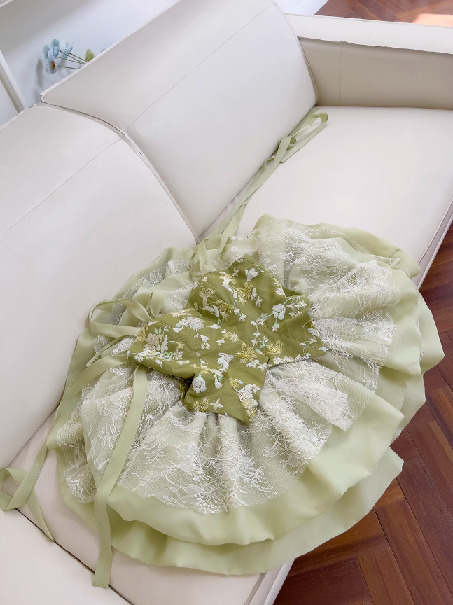 Olive Green A-line Mesh Lace Sequined Short Prom Dress Homecoming Dress