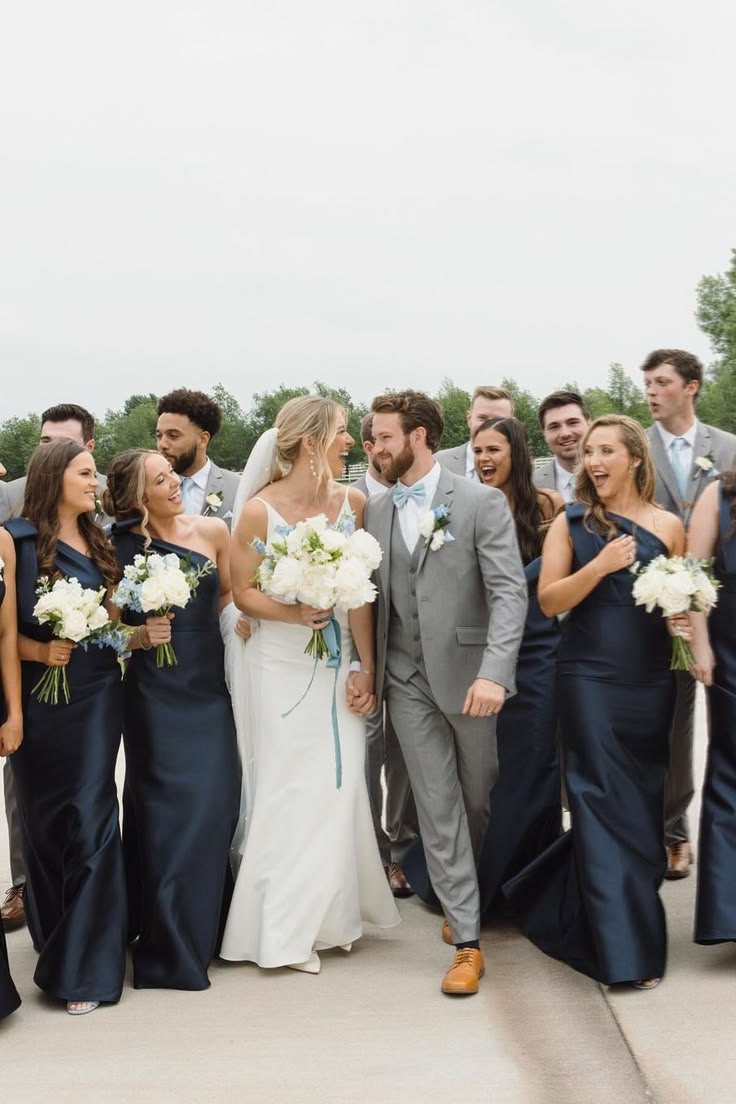 One Shoulder Champagne Satin Mermaid Bridesmaid Dresses