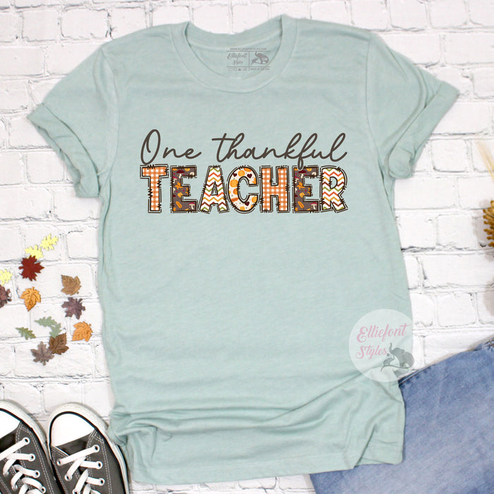 Thanksgiving teacher top for classroom celebrations and holiday fun