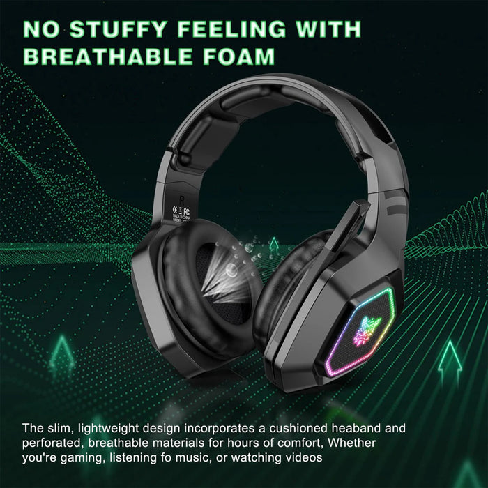 ONIKUMA B100 Headset Headworn Bluetooth 2.4g Wireless Wired Three Mode Lightweight E-Sports Gamer Headphone