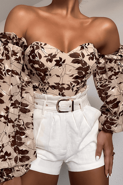 Oriana Bodysuit - Gold Leaf - JAUS