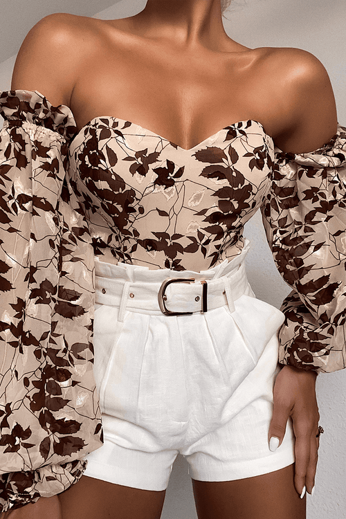 Oriana Bodysuit - Gold Leaf - JAUS