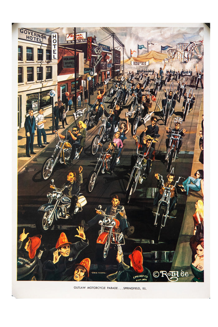 OUTLAW MOTORCYCLE PARADE.....Springfield, Ill.