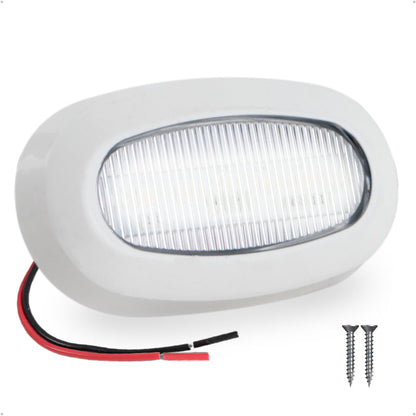 Oval LED Surface-Mount Courtesy / Accent Light, Cool White, 12V - FO3672 - Five Oceans