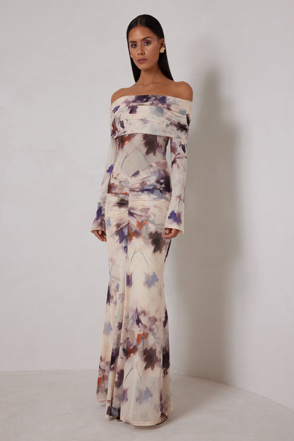 Paige Dress - Watercolour Bloom