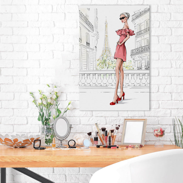 Paris Fashion - Wall Art Canvas - SharpWallArts