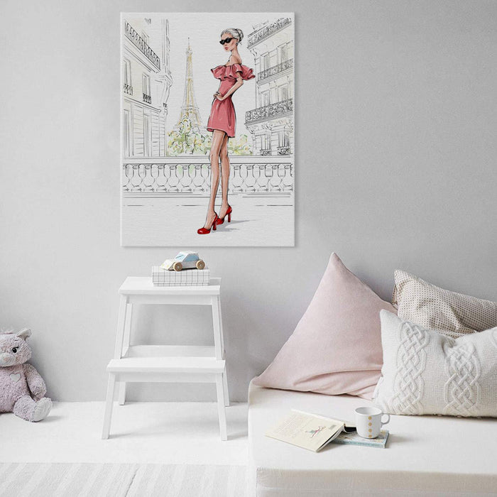 Paris Fashion - Wall Art Canvas - SharpWallArts