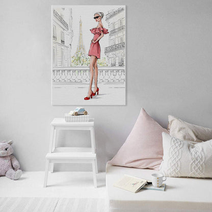 Paris Fashion - Wall Art Canvas - SharpWallArts