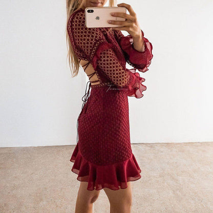 Parson Dress - Red - SHOPJAUS - JAUS